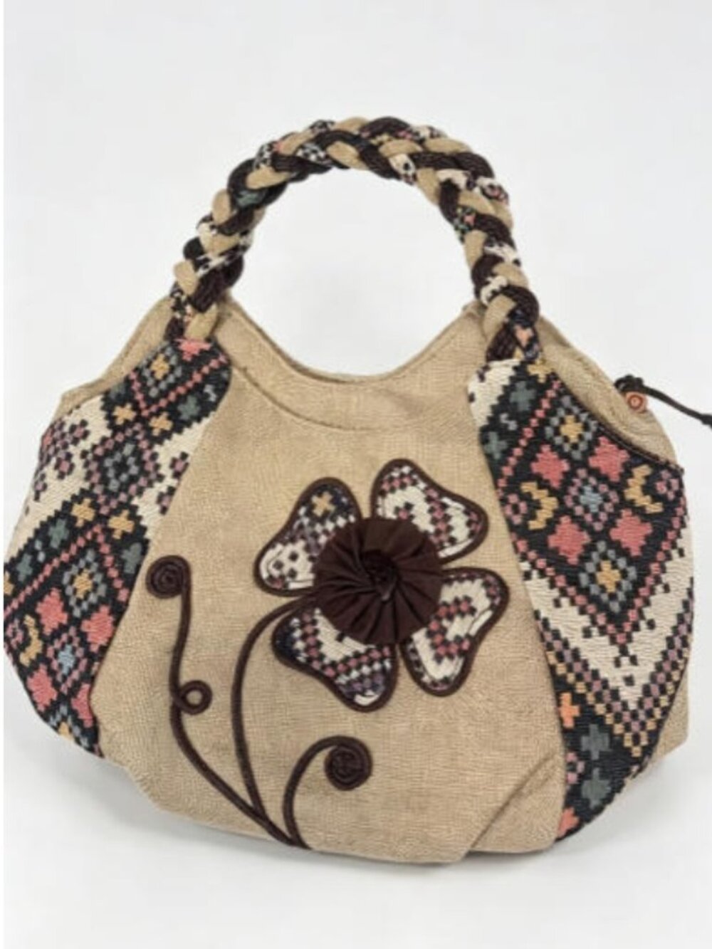 Linen Canvas Summer Handbag Exquisite Simple Casual Commuting Fashion Bag